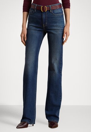 HIGH-RISE STRAIGHT JEANS - Straight leg jeans - marina wash