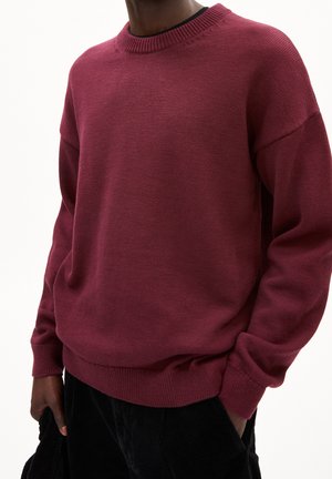 Strickpullover - red
