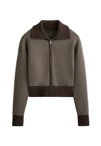 Vesta na kopčanje - brown