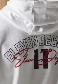 11 DEGREES STREETWEAR - Jersey con capucha - white