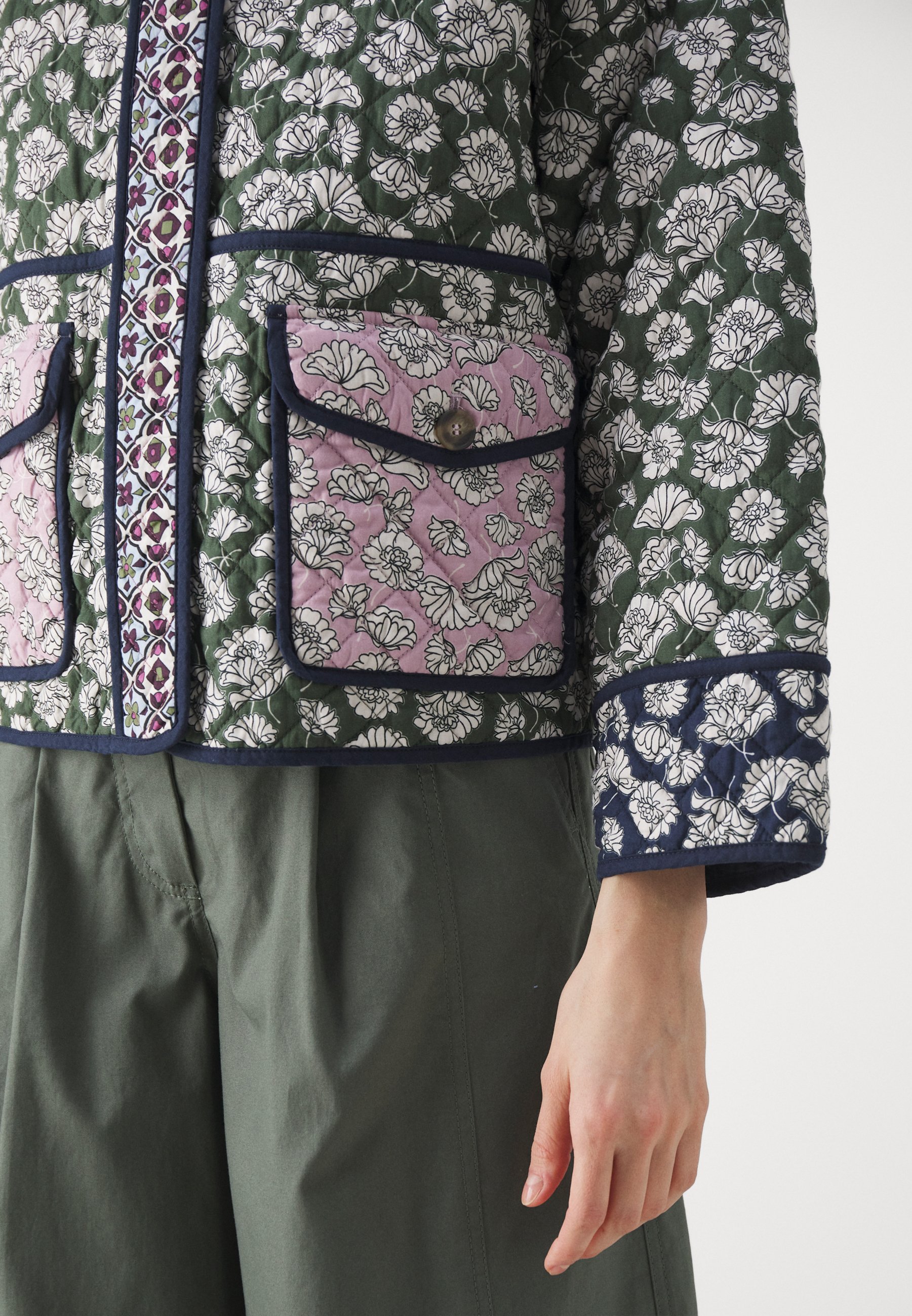 WEEKEND MaxMara ARIZIA - Light jacket - verde kaki/multi