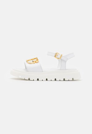 UNISEX - Sandali - white/gold