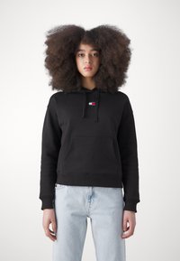 Tommy Jeans TJW BXY BADGE - Felpa - black