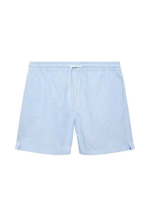 Mango SEERSUCKER - Șorturi de baie - light blue