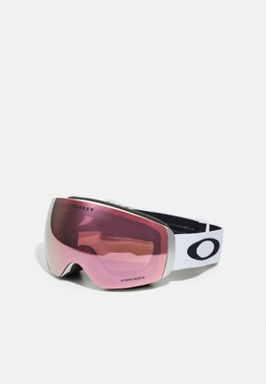 Oakley FLIGHT DECK UNISEX - Masque de ski - matte white/rose gold