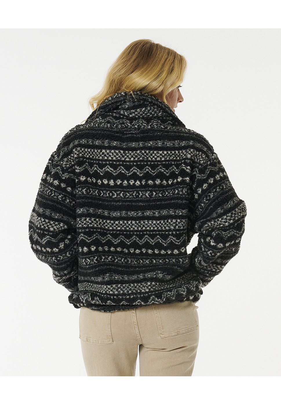 Intrepid International - Trenza De Forro Polar, Gris, Largo