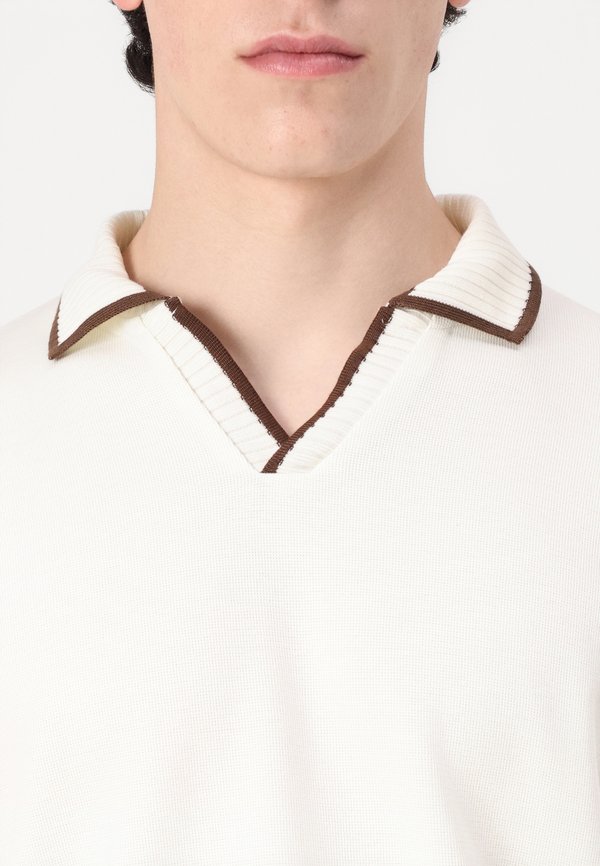 JORSUMMER SPILIT NECK - Polo shirt - cloud dancer2