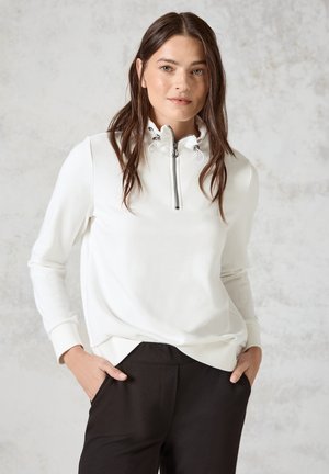 MIT STICKEREI - Sweatshirt - weiß