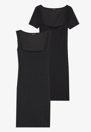 2 PACK - Freizeitkleid - black
