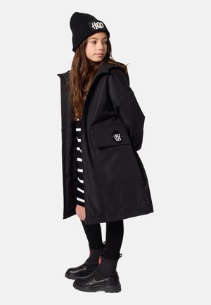 HUGO Kids, PARKA À CAPUCHE - Manteau d'hiver - black