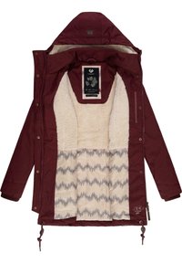 Ragwear TUNNED - Zimski kaput - wine red