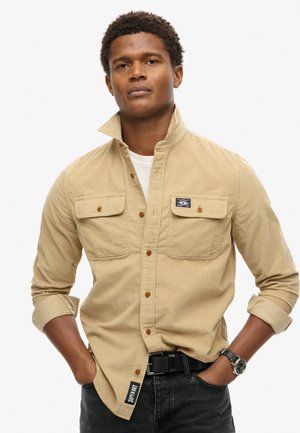 Superdry & Co TRAILS - Hemd - stone wash taupe brown