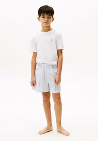 Tommy Hilfiger - SIGNATURE LOGO SET - Conjunto de pijama - white block stripe sweet Imagen en miniatura 1