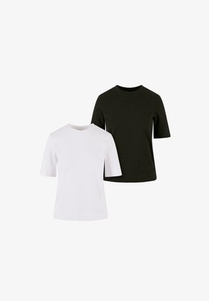 Urban Classics, CLASSY 2-PACK - Basic póló - white+black