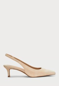 LOLAH II SUEDE SLINGBACK PUMP - Classic heels - sand dune