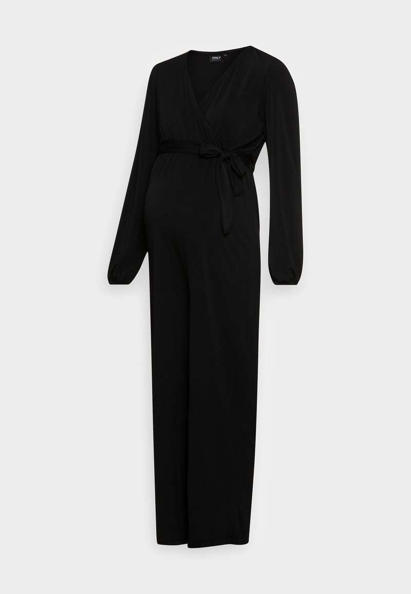 ONLY MATERNITY OLMREBA WRAP Jumpsuit black/schwarz Zalando.de