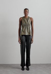 Proenza Schouler White Label DRAWSTRING - Μπλούζα - wood