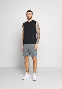 Nike Performance DRY TANK - Top - black/dark grey