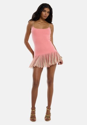 Jaded London, ISEN KNIT DRESS - Рокля тип пуловер - coral