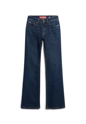 Superdry & Co, MID RISE - Bootcut jeans - van dyke mid used