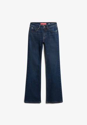 Superdry & Co, MID RISE - Bootcut jeans - van dyke mid used
