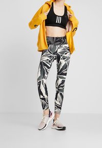 adidas Performance Felpa con zip - gold-coloured