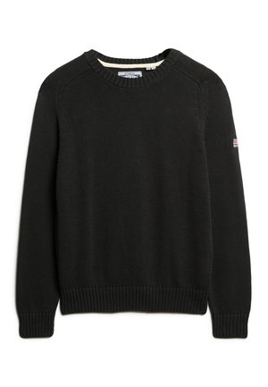 Superdry & Co Striktrøje - dark charcoal