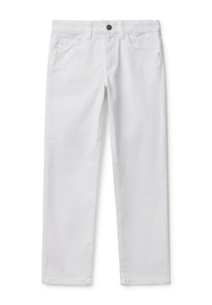 FIVE POCKET SLIM FIT - Pantalones - white