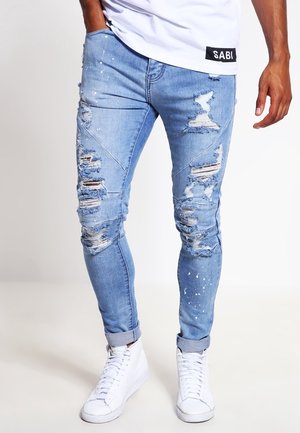 Jeans Tapered Fit - light-blue denim
