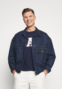 GAP V LOGO ARCH - T-shirts print - tapestry navy