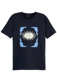 Scotch & Soda Camiseta estampada - blue