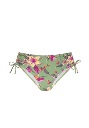 Bikini-Hose - salbei-pink bedruckt