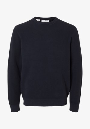 Selected, SLHROSS CREW NECK - Pullover - dark sapphire