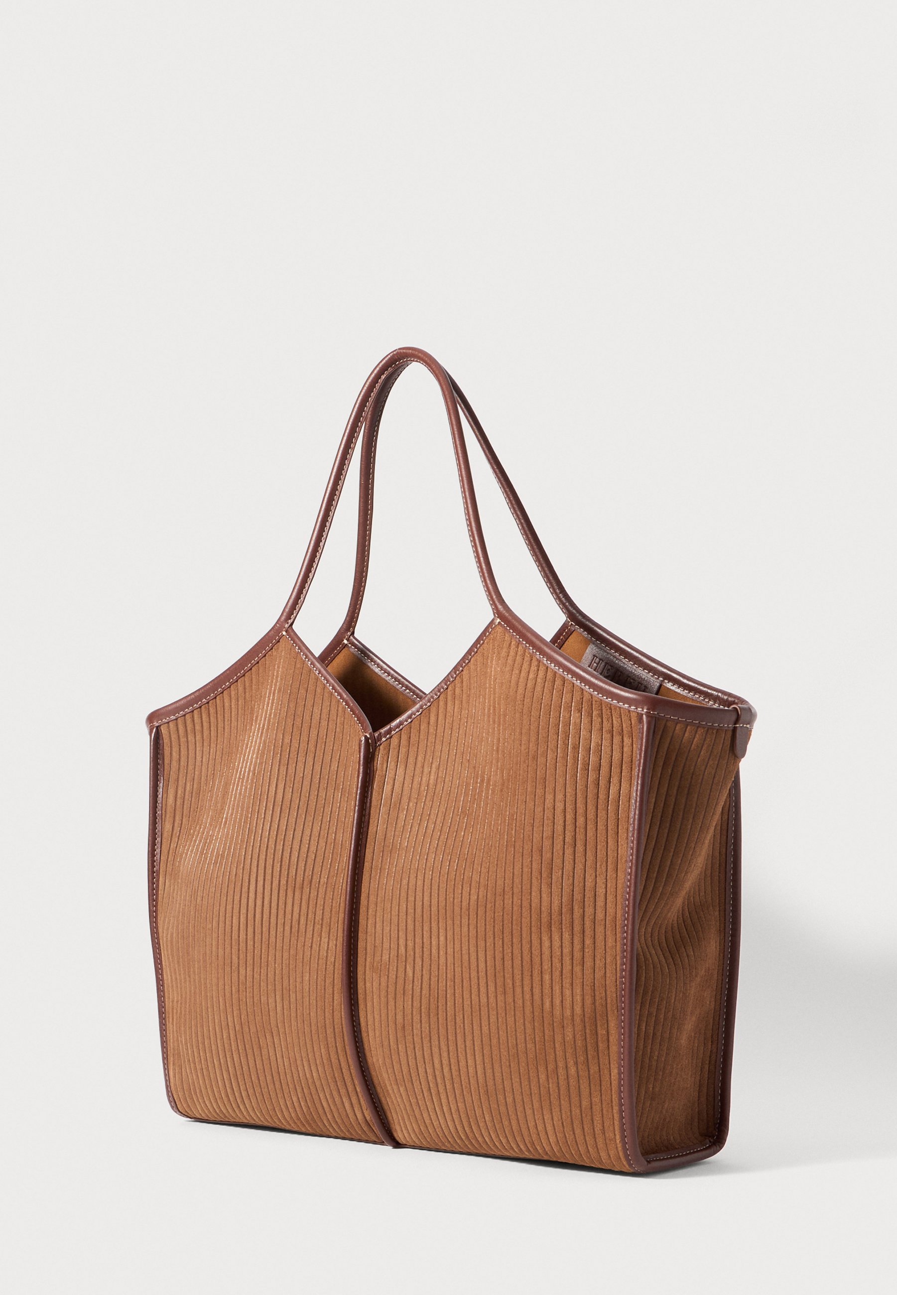 Hereu CALELLA SQUARED MEDIUM - Tote bag - brown/dark brown - Zalando