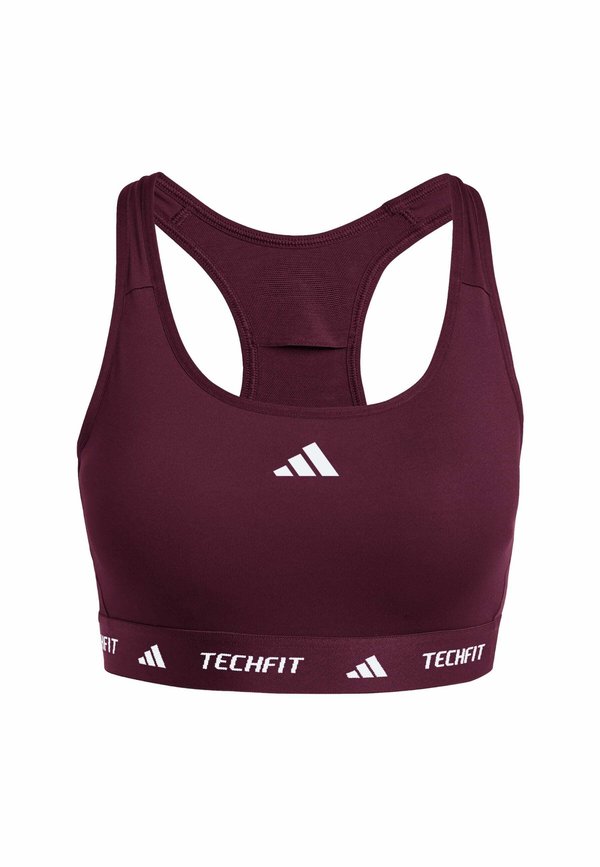 Medium support sports bra - aurora ruby2