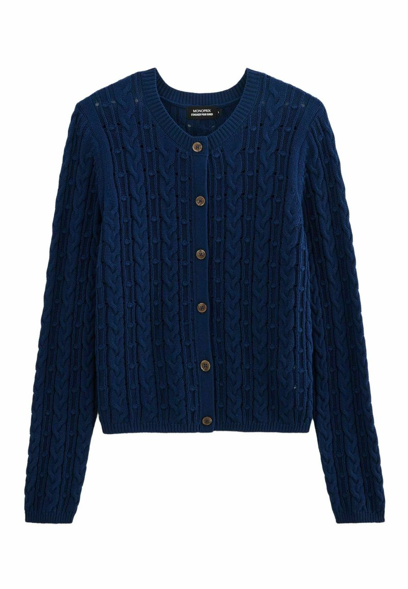 Gilet Derby Monoprix Femme - Bleu Marine Taille XS - Occasion Très Bon état - Style Marin