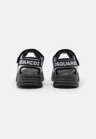 Dsquared2 UNISEX - Σανδάλια περπατήματος - black/white