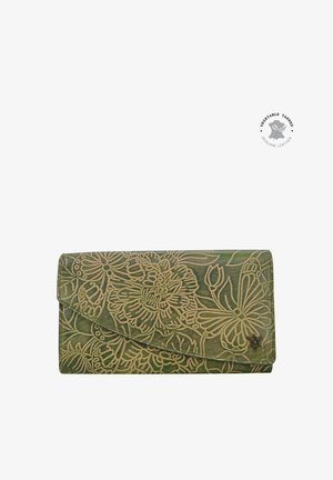 ANUSCHKA HANDPAINTED - Clutch - tooled jade