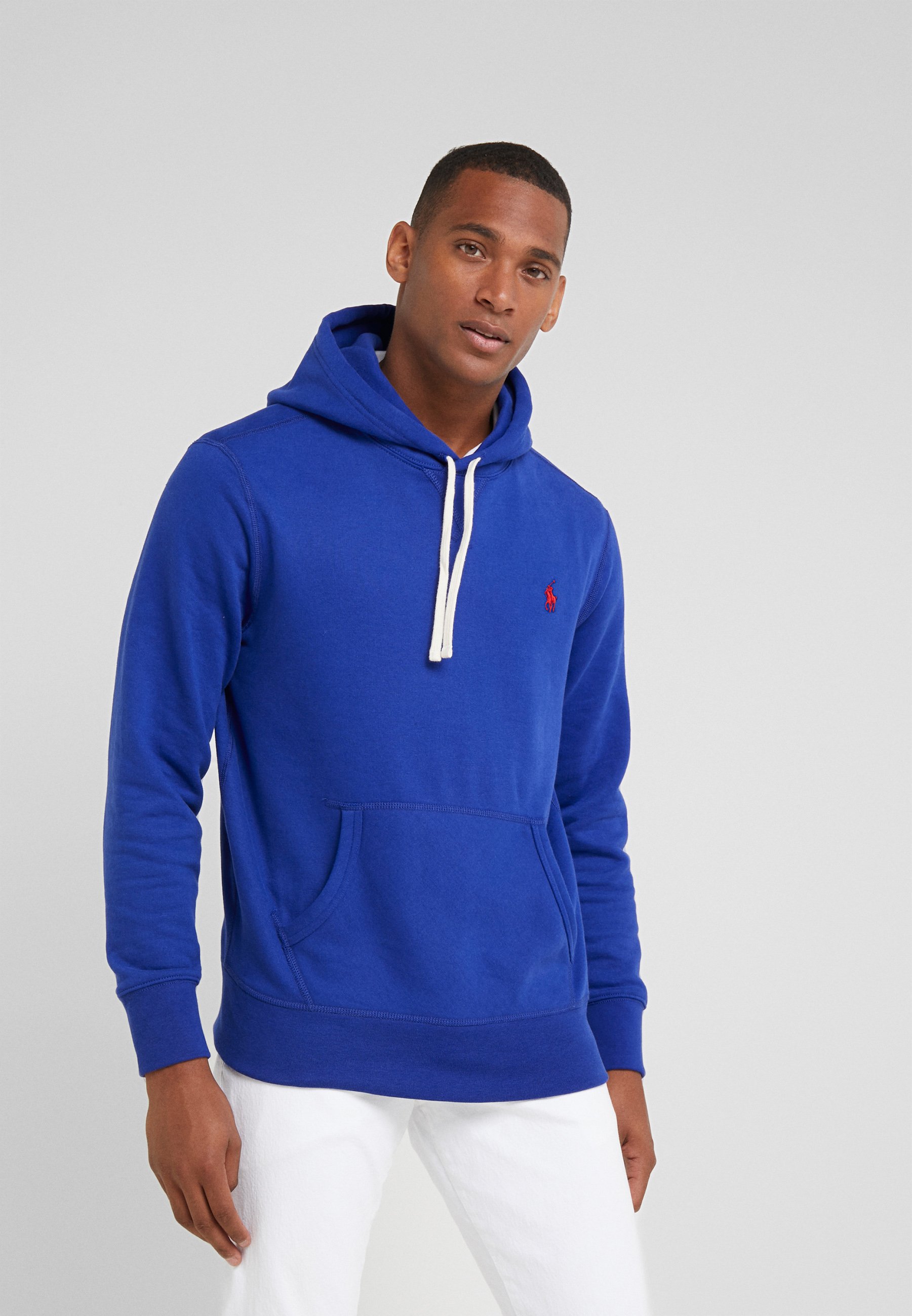 Polo Ralph Lauren LONG SLEEVE - Felpa con cappuccio - heritage royal/blu  scuro - Zalando.it