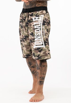 Lonsdale NORMALE PASSFORM BALLYMENA - Badeshorts - camo woodland