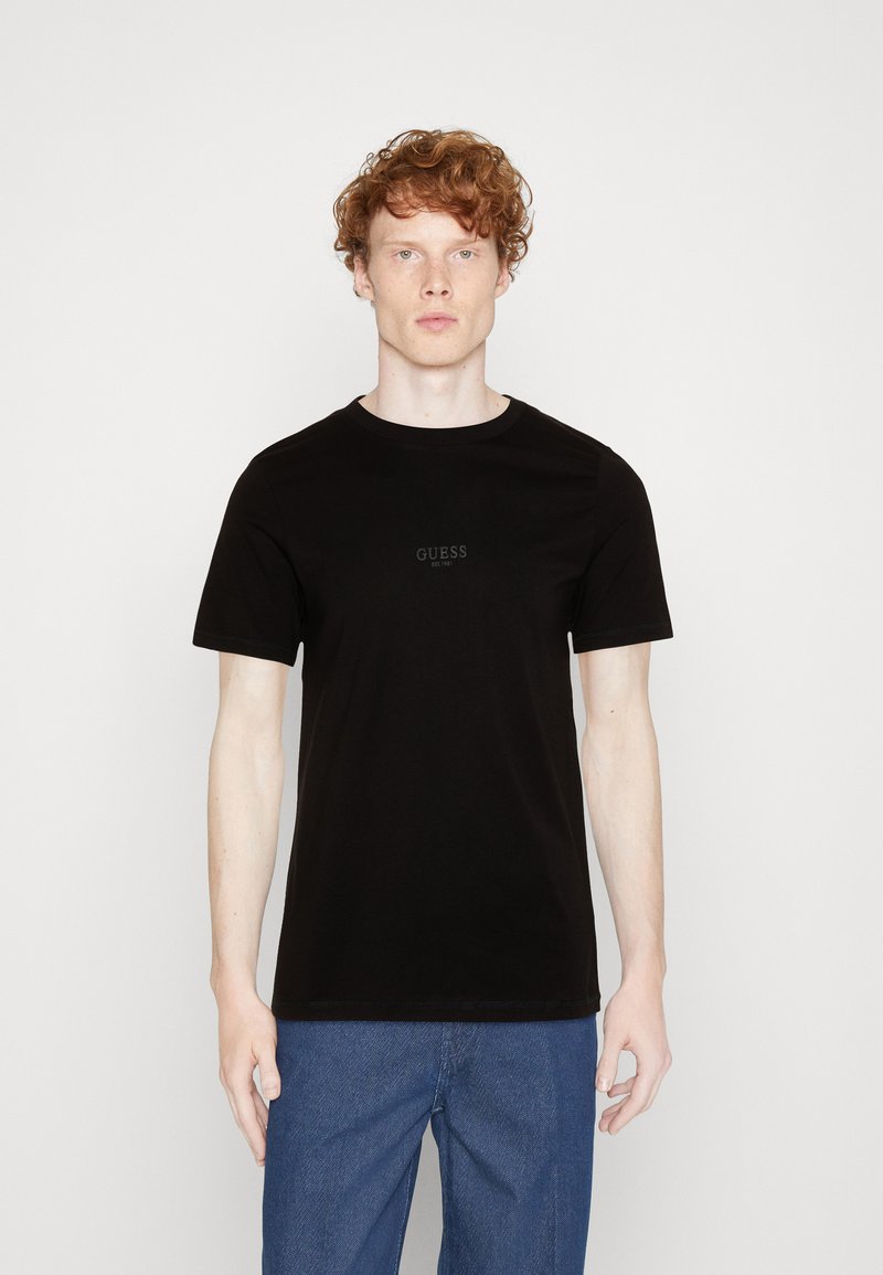 Guess - AIDY - Tricou basic - jet black, Extindeți