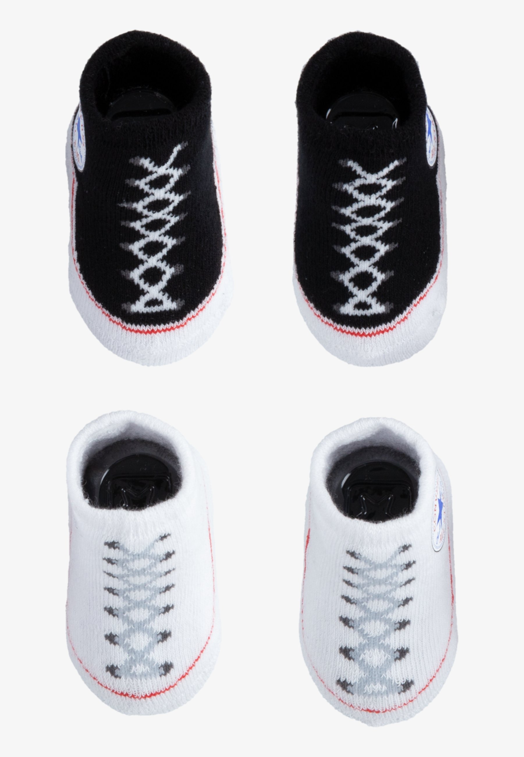 Converse CHUCK BOOTIE UNISEX PACK Calze black/bianco