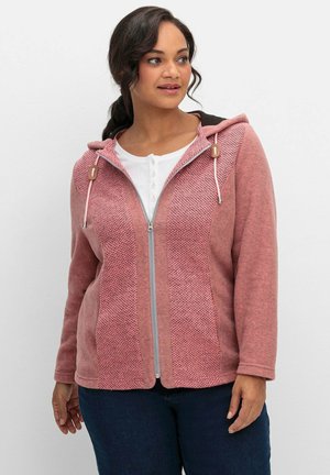 Sheego, Fleece jacket - flamingo