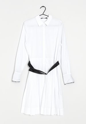 KARL LAGERFELD Vestido camisero - white