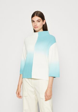 TOM TAILOR Пуловер - teal/offwhite