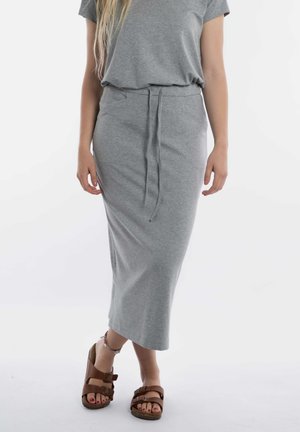 Knit Factory Bleistiftrock - light grey