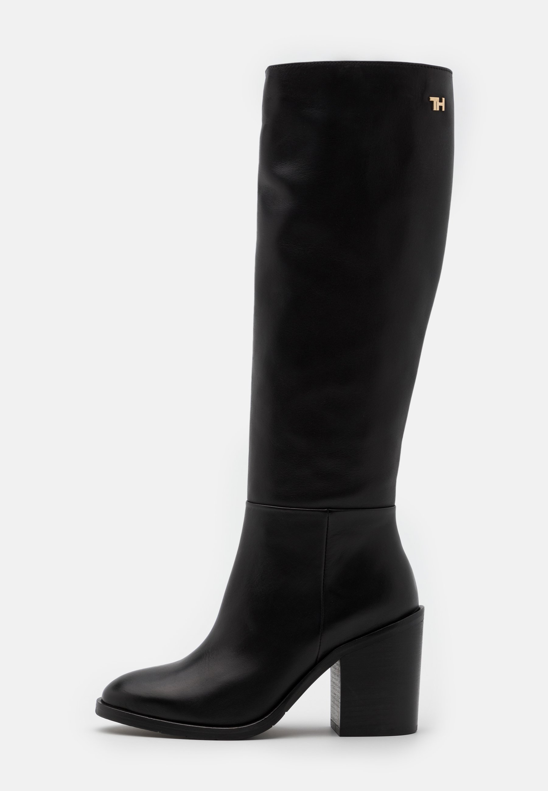 Tommy Hilfiger LONG BOOT - Botas de tacón - black/negro - Zalando.es