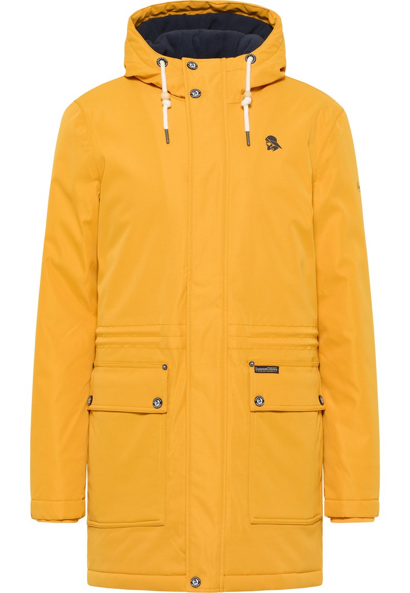 Schmuddelwedda Parka mosterdgeel