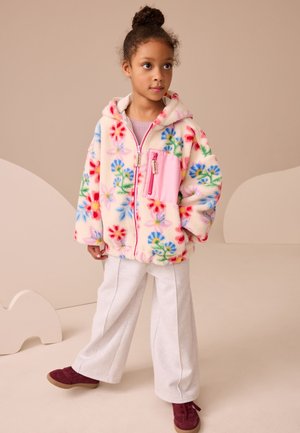 Next Fleecejas - ecru/pink floral
