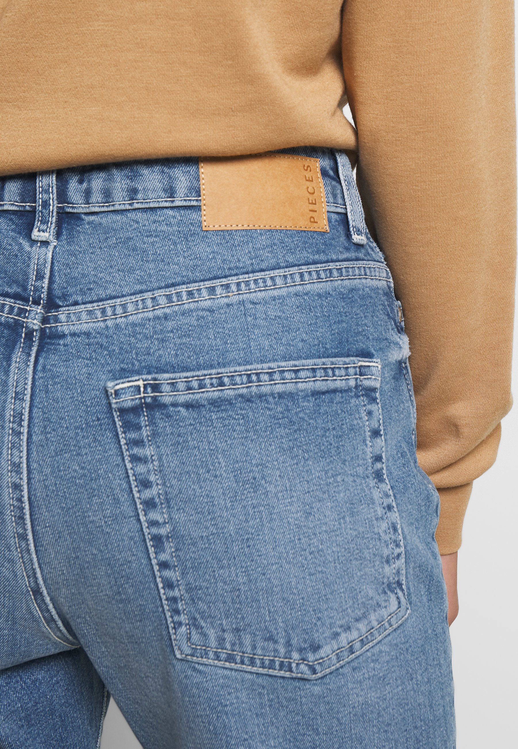 Pieces PCNIMA STRAIGHT Jeans straight leg light blue Pieces PCNIMA - Jeans straight leg - black denim